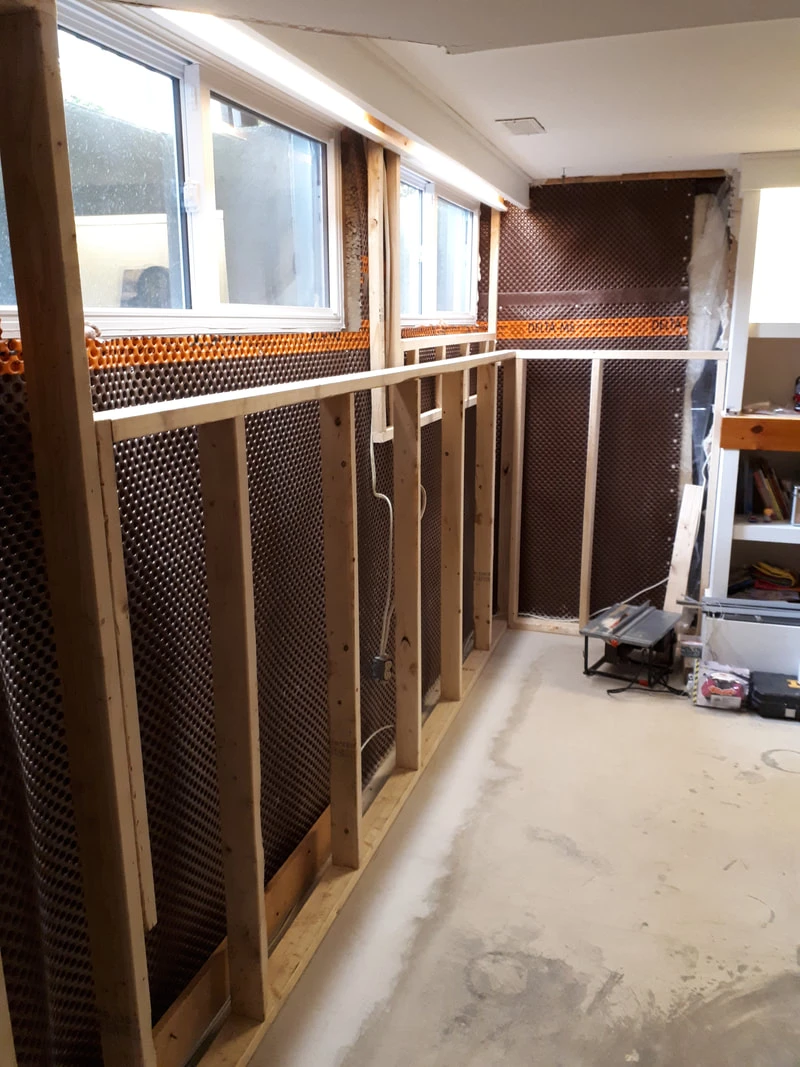 Basement Boss New Framing/Waterproof